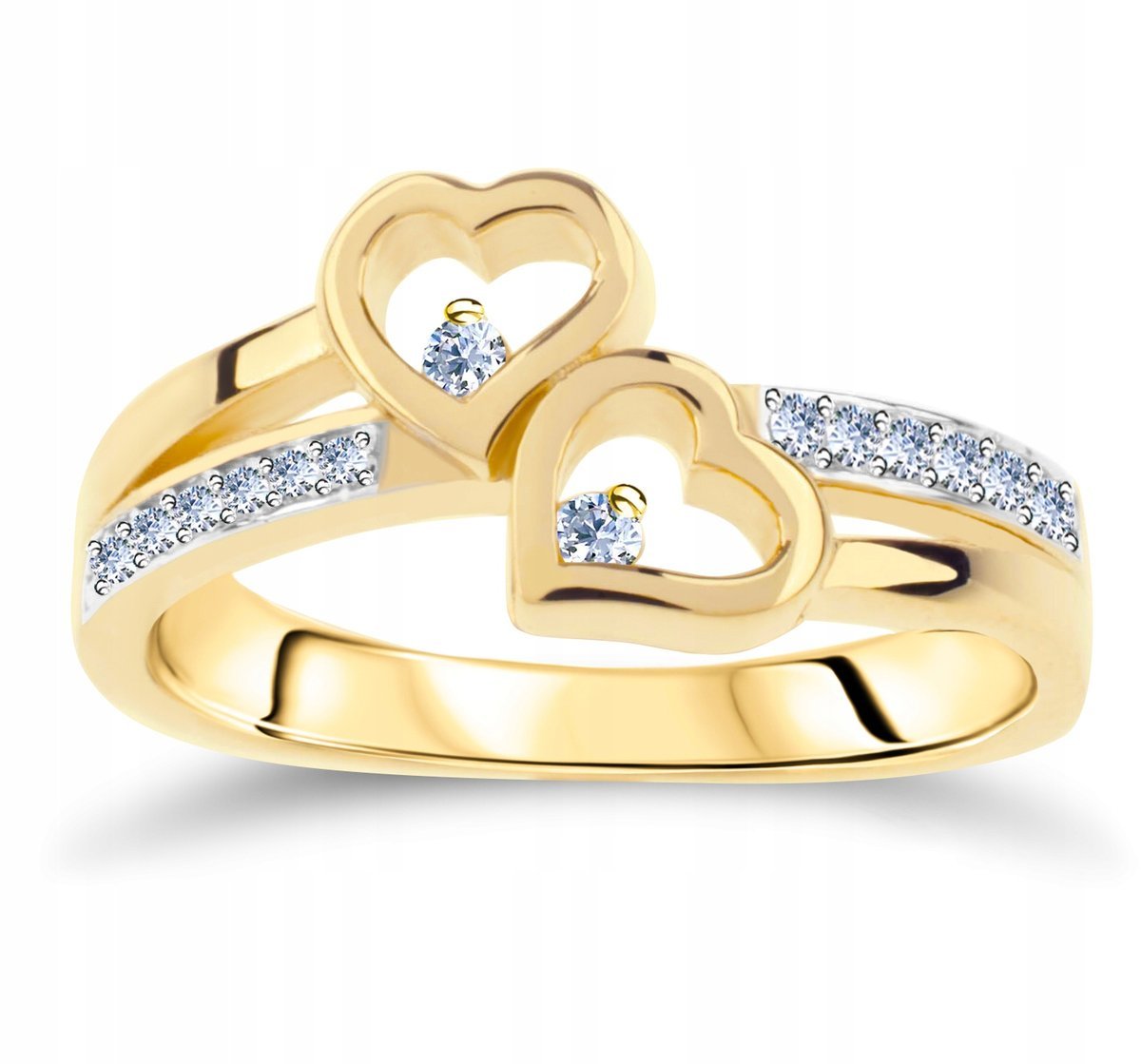 ZŁOTY PIERŚCIONEK ZŁOTO ZARĘCZYNOWY 333 Rozmiar:20