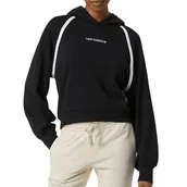 Bluzy damskie - Bluza New Balance WT21501BK - czarna - miniaturka - grafika 1