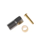 Hamulce rowerowe - Shimano Zestaw przyłączeniowy przewodu SM-BH59 czarny-złoty Y8JA98010 - miniaturka - grafika 1