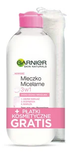 Garnier Skin Naturals Mleczko micelarne 3w1 cera sucha i wrażliwa + płatki 400ml - Balsamy i kremy do ciała - miniaturka - grafika 2