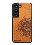 Etui i futerały do telefonów - Drewniane Etui Bewood Samsung Galaxy S23 TRAVELER MERBAU - miniaturka - grafika 1