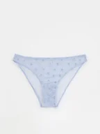 Majtki damskie - Reserved - Siateczkowe majtki figi - jasnoniebieski - miniaturka - grafika 1