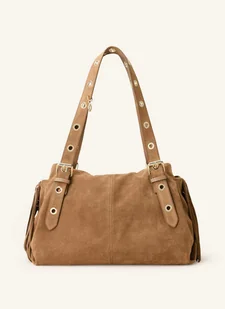 Maje Torba Shopper beige - Torebki damskie - miniaturka - grafika 1