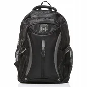 Plecaki - Czarny Plecak do Pracy Męski Wodoodporny BagStreet - miniaturka - grafika 1