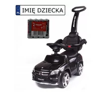 Jeździki dla dzieci - Ultimar Jeździk pchacz bujak Mercedes GL63 AMG 5w1 różowy 12 - miniaturka - grafika 1