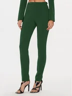 Spodnie damskie - Patrizia Pepe Spodnie materiałowe P0599/A6F5-G570 Zielony Slim Fit - miniaturka - grafika 1