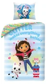 Pościel dla dzieci - Faro pościel 140x200 bawełniana Gabby''s Dollhouse - miniaturka - grafika 1