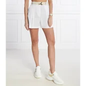 Spodenki damskie - Patrizia Pepe Szorty | Regular Fit | high waist - miniaturka - grafika 1