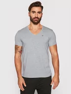 Koszulki męskie - Tommy Jeans T-Shirt DM0DM04410 Szary Regular Fit - miniaturka - grafika 1