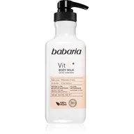 Balsamy i kremy do ciała - Mleko do ciała Babaria Vitamin E Body Milk 500 ml (8410412130103) - miniaturka - grafika 1