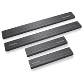 Nakładki progowe - Nakładki progowe do Volkswagen Tiguan II od 2016 5-drzwiowy - One Line,Czarna satyna - miniaturka - grafika 1