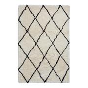 Dywany - Kremowy dywan z czarnymi detalami Think Rugs Morocco, 200x290 cm - miniaturka - grafika 1