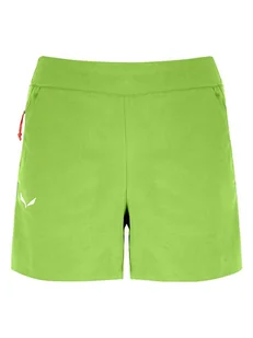 Salewa Szorty funkcyjne "Lavaredo" w kolorze zielonym - Spodnie sportowe damskie - miniaturka - grafika 1