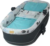 Akcesoria do wózków - Zestaw Do Gondoli Pościel+Otulacz+Materacyk Lpm /El-Jot/ - miniaturka - grafika 1