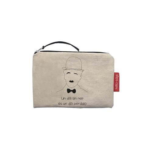 hello-bags. Torebka na monety/portfel/etui na karty na karty na zewnątrz: 100% bawełna z zamkiem błyskawicznym i wewnętrzną podszewką. W zestawie koperta na prezent Kraft Model: 
