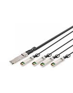 Kable komputerowe i do monitorów - DIGITUS KABEL DO BEZPOŚREDNIEGO POŁĄCZENIA 40G QSFP+ DO 4XSFP+ 3M () - miniaturka - grafika 1