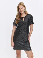 Sukienki - Błyszcząca mini sukienka - miniaturka - grafika 1