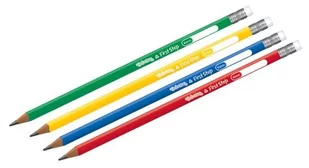 Colorino Ołówek trójkątny, do nauki pisania, z gumką, COLORINO - Ołówki - miniaturka - grafika 1
