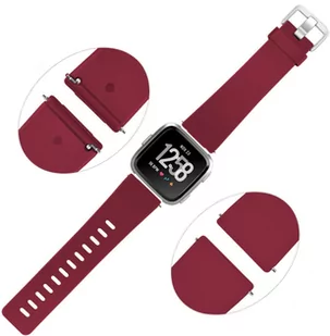 Opaska / Pasek Braders do Fitbit Versa / Versa 2 / Versa Lite bordowy / red wine - Akcesoria do smartwatchy - miniaturka - grafika 4