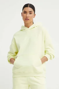 New Balance bluza bawełniana damska kolor zielony z kapturem gładka WT41537LLT - Bluzy damskie - miniaturka - grafika 1
