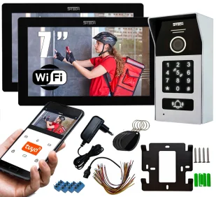 Wideodomofon 2-żyłowy 5TECH seria TWIN monitor 7 VIRGO ONE(B)/82225A Natynk/Podtynk - Wideodomofony - miniaturka - grafika 6