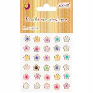 Zabawki kreatywne - DŻETY SAMOPRZYLEPNE KRYSZTAŁKI KWIATKI MIX KOLORÓW - miniaturka - grafika 1