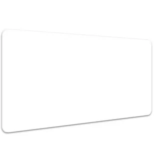 Mata podkładka ochronna na biurko biała 100x50 cm, Dywanomat - Podkładki na biurko - miniaturka - grafika 1
