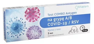 Test Combo Antygen Na Grypę A/B + Covid 19/RSV 1 Sztuka - Testy na koronawirusa - miniaturka - grafika 1