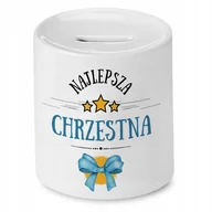 Skarbonki - Dla Recepcionistki Skarbonka na Urodziny Prezent z Nadrukiem ze Zdjęciem + Opakowanie na prezent (wzór 02) - miniaturka - grafika 1