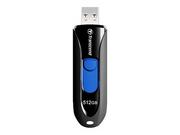 Pendrive - TRANSCEND 512GB USB 3.1 Pen Drive Capless Black - miniaturka - grafika 1