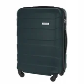 Walizki - ŚREDNIA Walizka TORBA BAGAŻ Podróżny na kółkach TWARDA LEKKA POJEMNY KUFER - miniaturka - grafika 1