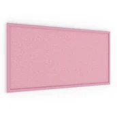 Tablice i flipcharty - Tablica korkowa różowy kolor korka 80x40 cm rama drewniana lakierowana RÓŻOWA - miniaturka - grafika 1