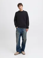 Swetry męskie - Jack & Jones Sweter w kolorze czarnym - miniaturka - grafika 1