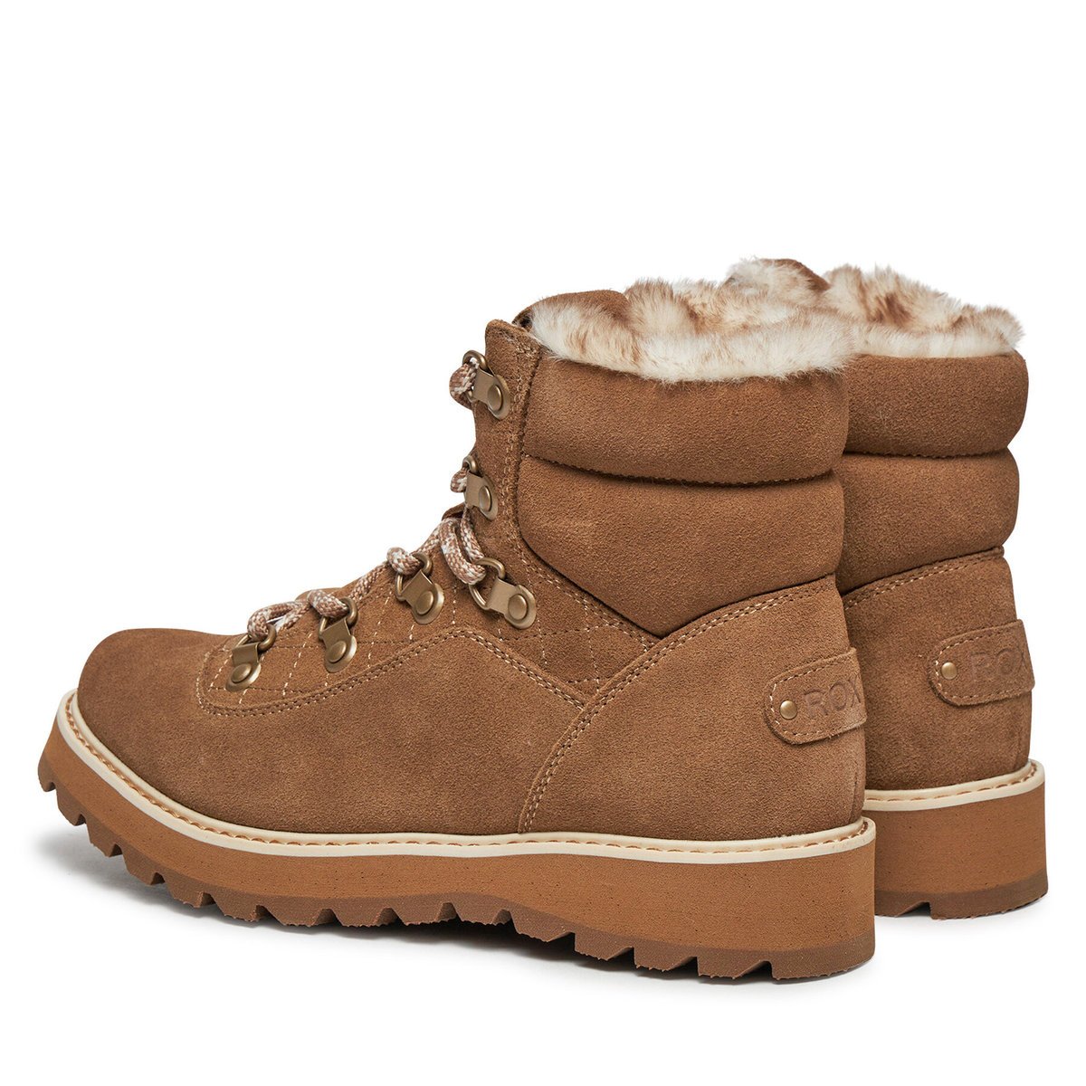 Roxy Trzewiki Damskie Brązowy ARJB700758-TAN