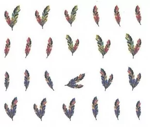 Naklejki wodne do paznokci A Nr 726 - Ozdoby do paznokci - miniaturka - grafika 1