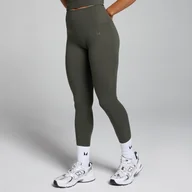 Legginsy - Damskie legginsy z wysokim stanem z kolekcji Tempo MP – Night Grey - XXL - miniaturka - grafika 1