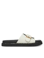 Klapki i japonki damskie - MEXX Klapki MX/019C-HY Biały - miniaturka - grafika 1