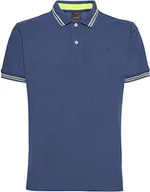 Koszulki męskie - Geox Męska koszulka polo M T, niebieskie (Blue Nights), M, b??kitne noce, M - miniaturka - grafika 1