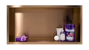 FENIKS Balneo Balneo Wall-Box One Copper/Miedź wnękowa OBCO4 - Półki łazienkowe - miniaturka - grafika 1