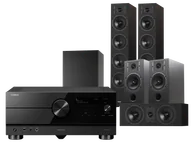 Kino domowe - Yamaha RX-A6A (czarny) + Diva 6 + 3 + 7 (czarny) + Basso 880 - miniaturka - grafika 1