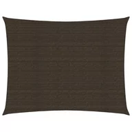 Parasole ogrodowe - vidaXL Żagiel przeciwsłoneczny, 160 g/m, brązowy, 2,5x3,5 m, HDPE vidaXL - miniaturka - grafika 1