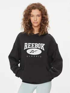 Reebok Bluza Classics Big Logo IL4633 Czarny Relaxed Fit - Bluzy damskie - miniaturka - grafika 1