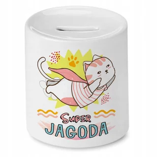 Skarbonka 330 ml Dla Jagody Córki Dziecka Prezent z Nadrukiem ze Zdjęciem - Skarbonki - miniaturka - grafika 1