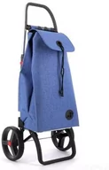 Torby i wózki na zakupy - Wózek na zakupy Rolser I-Max Tweed Logic RSG Azul SKŁADANY DUŻE KOŁA NOWOŚĆ - miniaturka - grafika 1