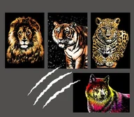 Zabawki kreatywne - Magiczna zdrapka Animal 01 - miniaturka - grafika 1