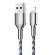 Kable USB - REMAX Kingpin kabel przewód USB - Lightning 2.1A 1m biały (RC-092i) - miniaturka - grafika 1