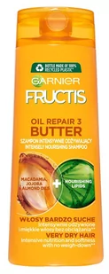 Garnier Szampon do włosów bardzo suchych i zniszczonych - Fructis Oil Repair 3 Butter Shampoo - Szampony do włosów - miniaturka - grafika 1