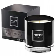 Świece - Krosno KROSNO BOYS INTENSE ŚWIECA ZAPACHOWA 260 G CZARNA PIŻMO DŁUGI CZAS PALENIA 5900345826714 - miniaturka - grafika 1