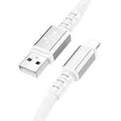Kable USB - HOCO kabel USB A do iPhone Lightning 8-pin 2,4A Strength X85 1m biały - miniaturka - grafika 1