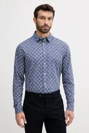 Koszule męskie - Pepe Jeans koszula bawełniana męska kolor niebieski regular z kołnierzykiem klasycznym PM309092 - miniaturka - grafika 1